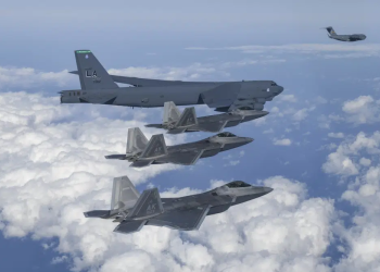 Nuclear-capable bombers flown by US during tensions with North Korea